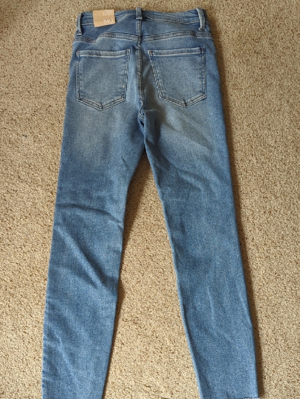 Kut from the Kloth Charlize High Rise Cigarette Leg Jeans Women's Medium Wash NW - Picture 7 of 15